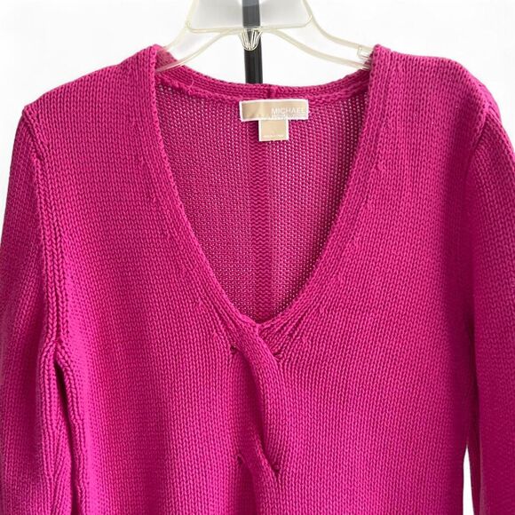 Michael Michael Kors pink knit sweater size L - Picture 3 of 5